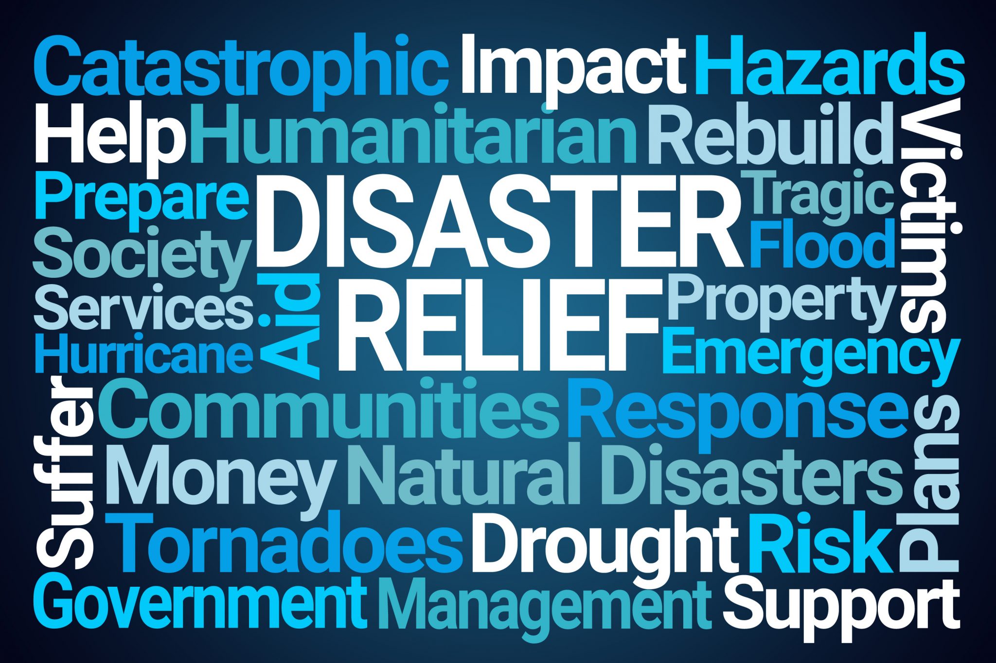 Disaster Relief Word Cloud