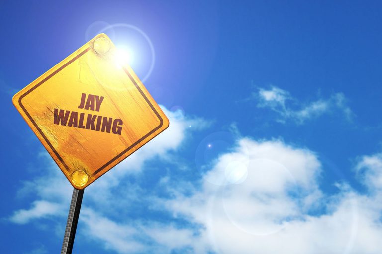 jaywalkers sue for damages