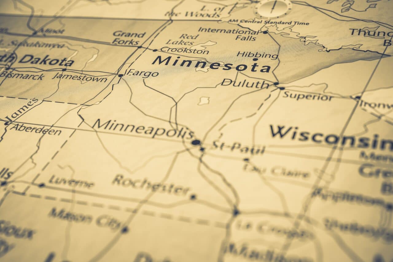 Minnesota map