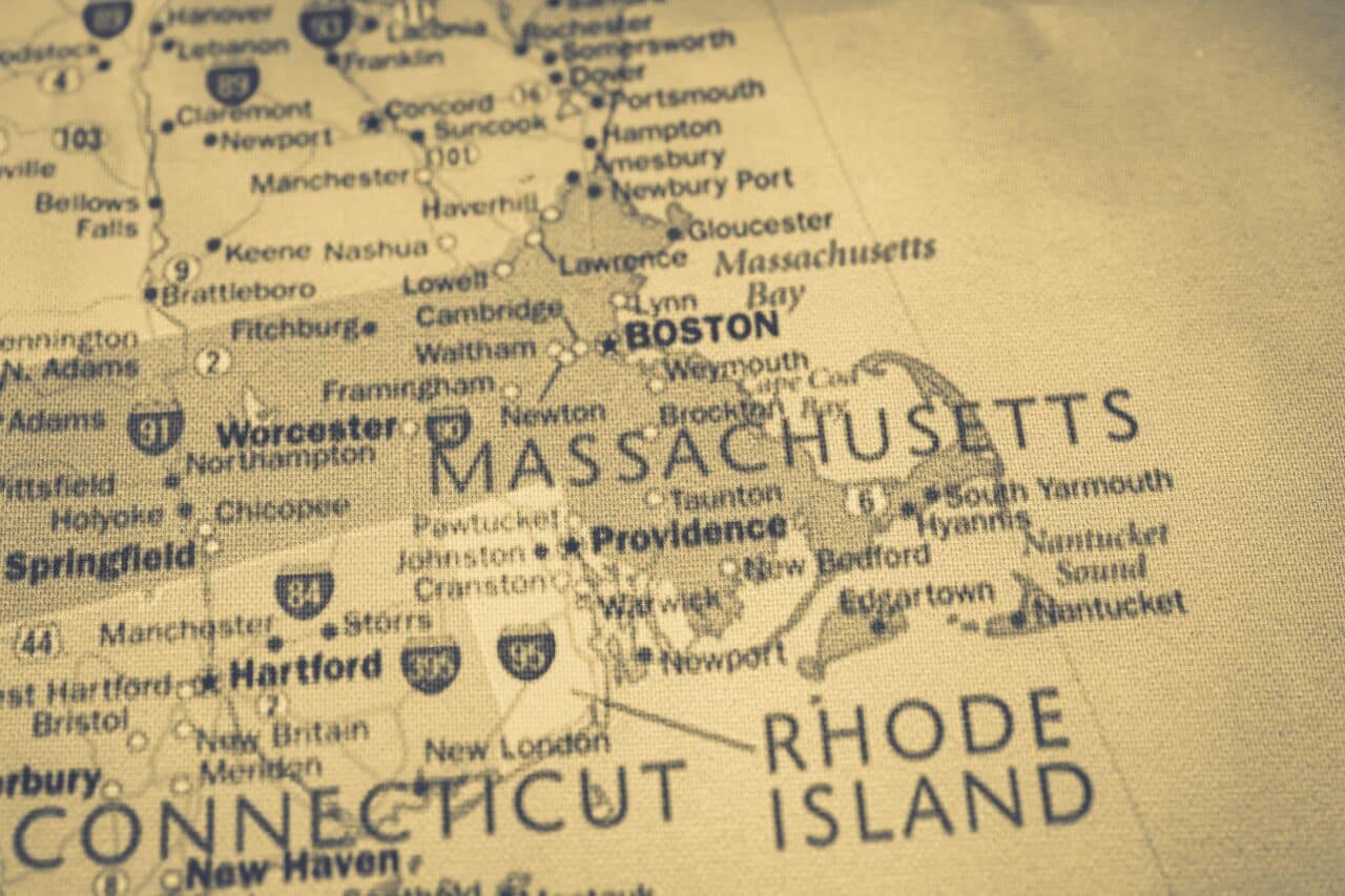 Massachusetts map