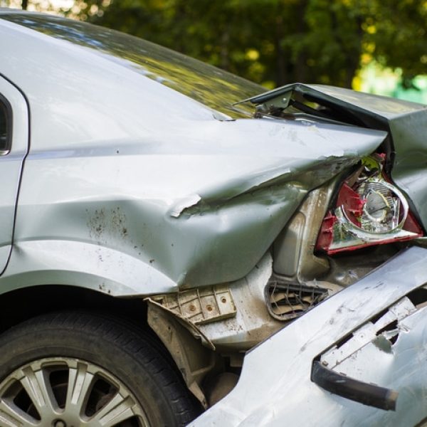 car accident damaged on the road car crash accident on street, damaged automobiles